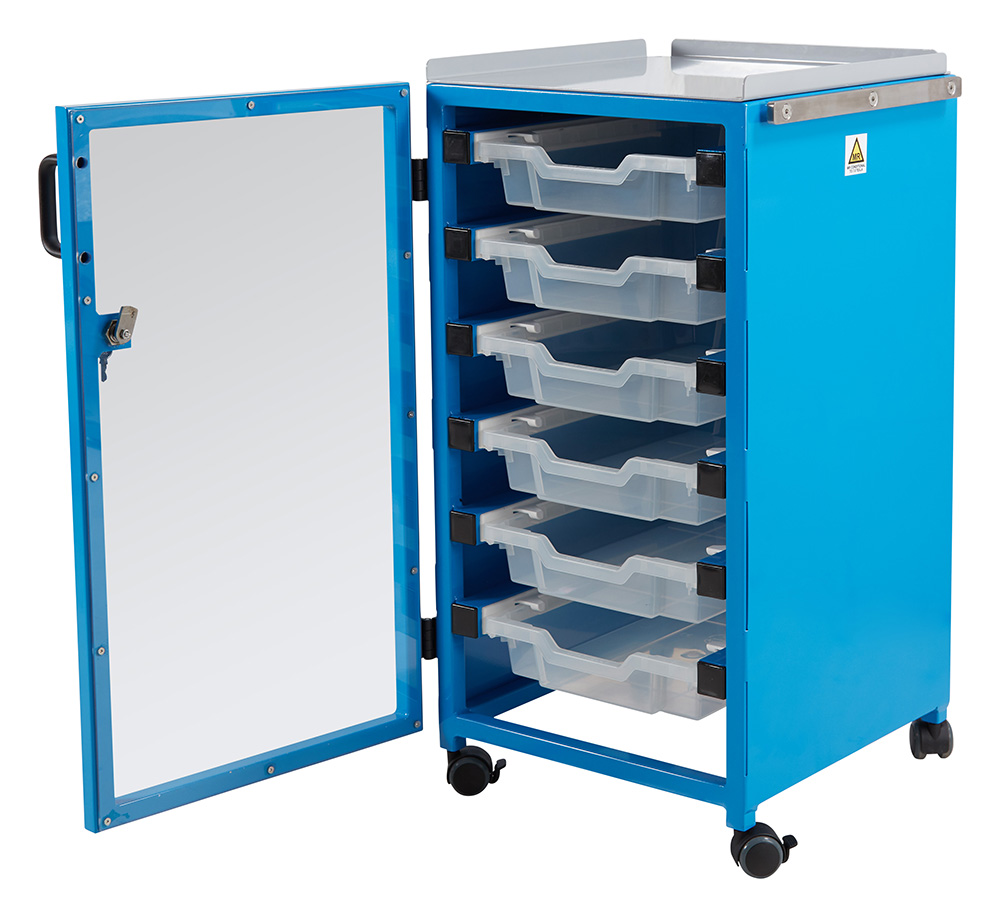 Picture 2 of Lockable Utility Trolley - Inc O2 & IV Holder